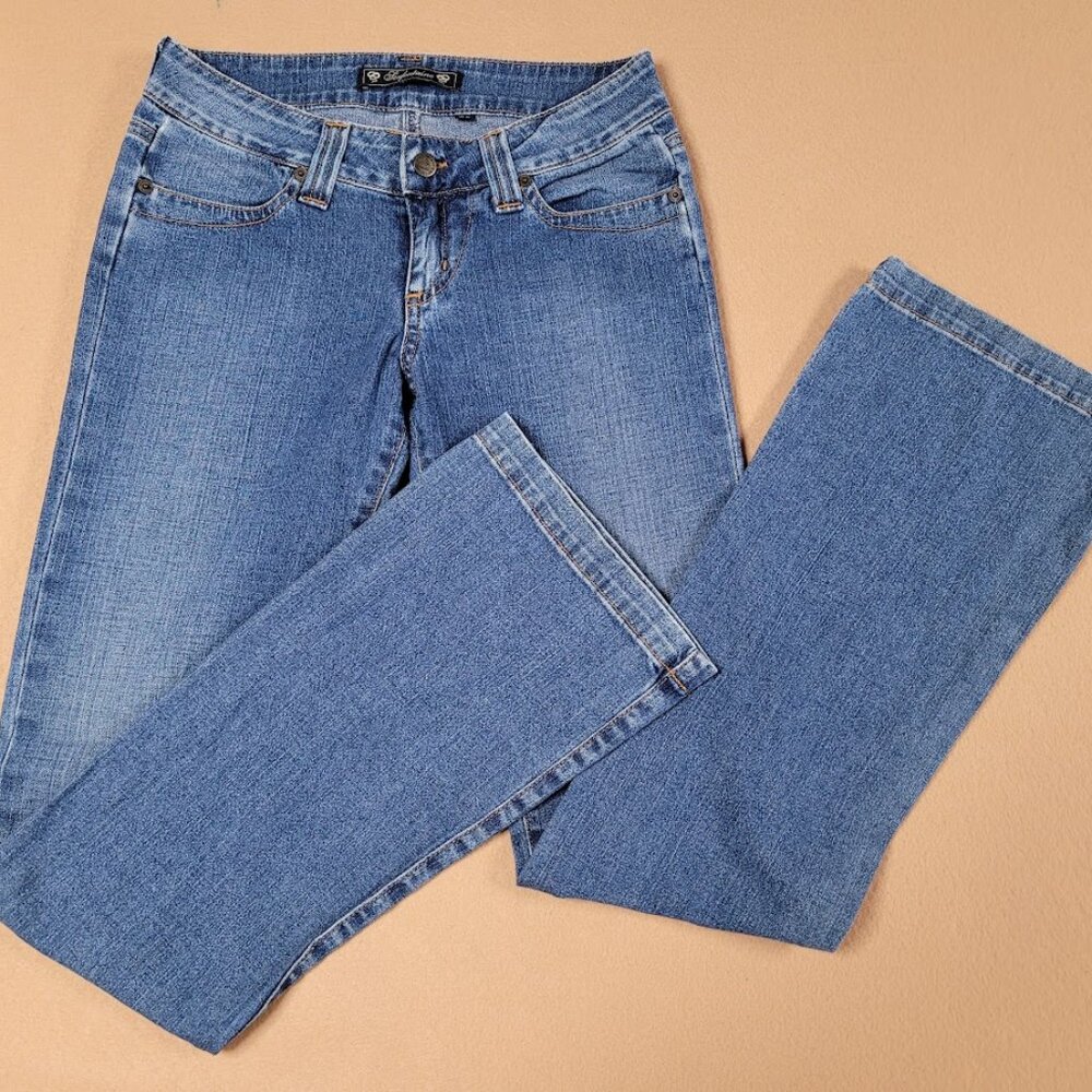 SERFONTAINE Women's Jeans Low-rise Flare 26x33